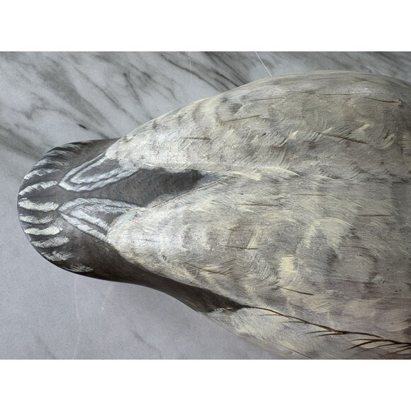 Wood Carved Duck Hand painted Signed Dorothy Wilcox Decoy 2015 - Picture 6 of 8